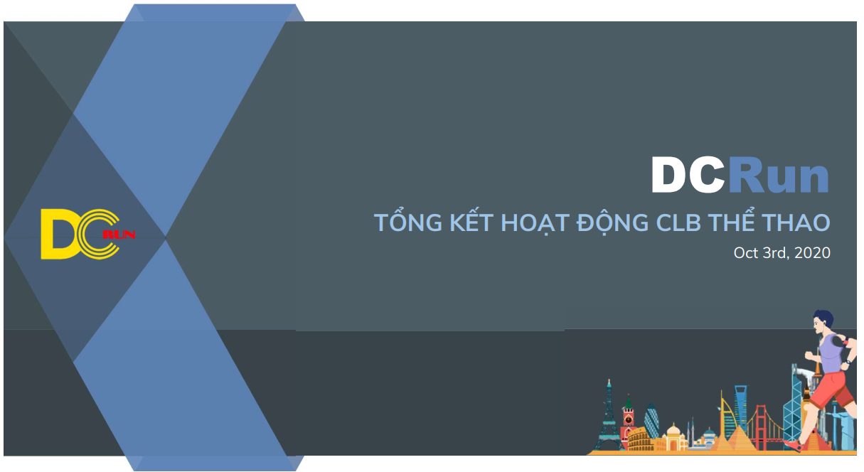 TỔNG KẾT HOẠT ĐỘNG CLB THỂ THAO DCRUN